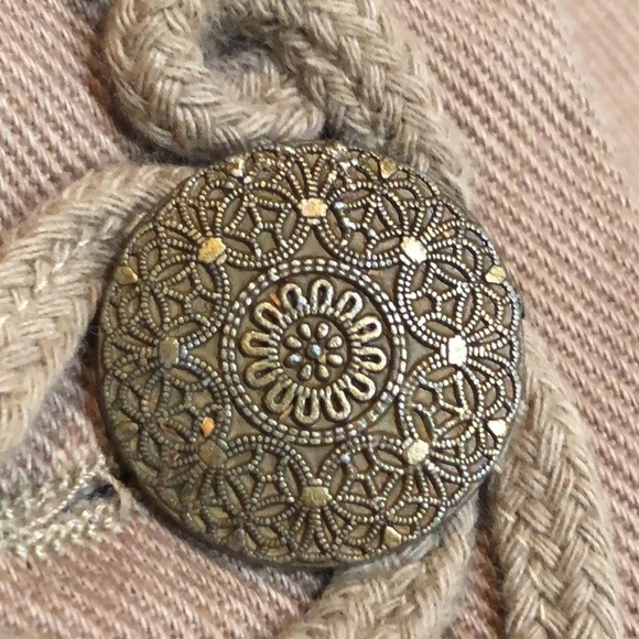 Soft Surroundings Coat Size XL Brown Scrollwork - Picture 12 of 12